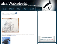 Tablet Screenshot of juliawakefield.com.au